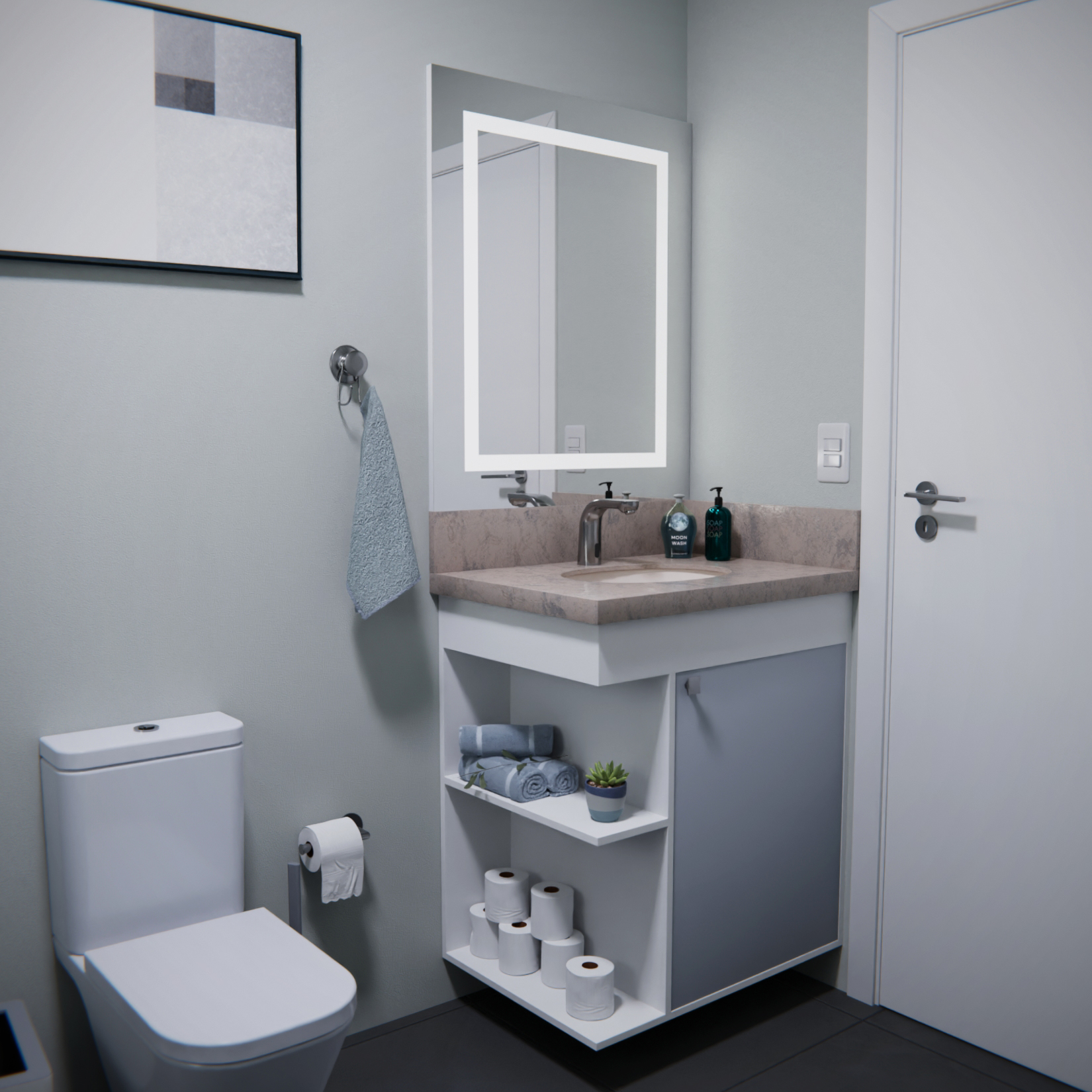 Banheiro Minimalista